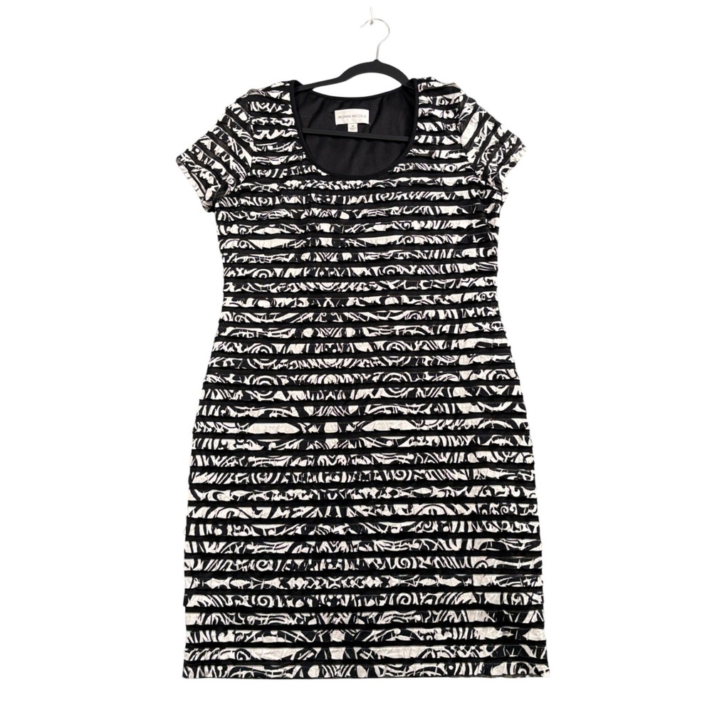 Abstract Bodycon Dress 14 Office Siren Corporate Core Minimalist Art‎ Teacher